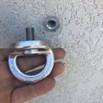 Ewmovable eye bolt